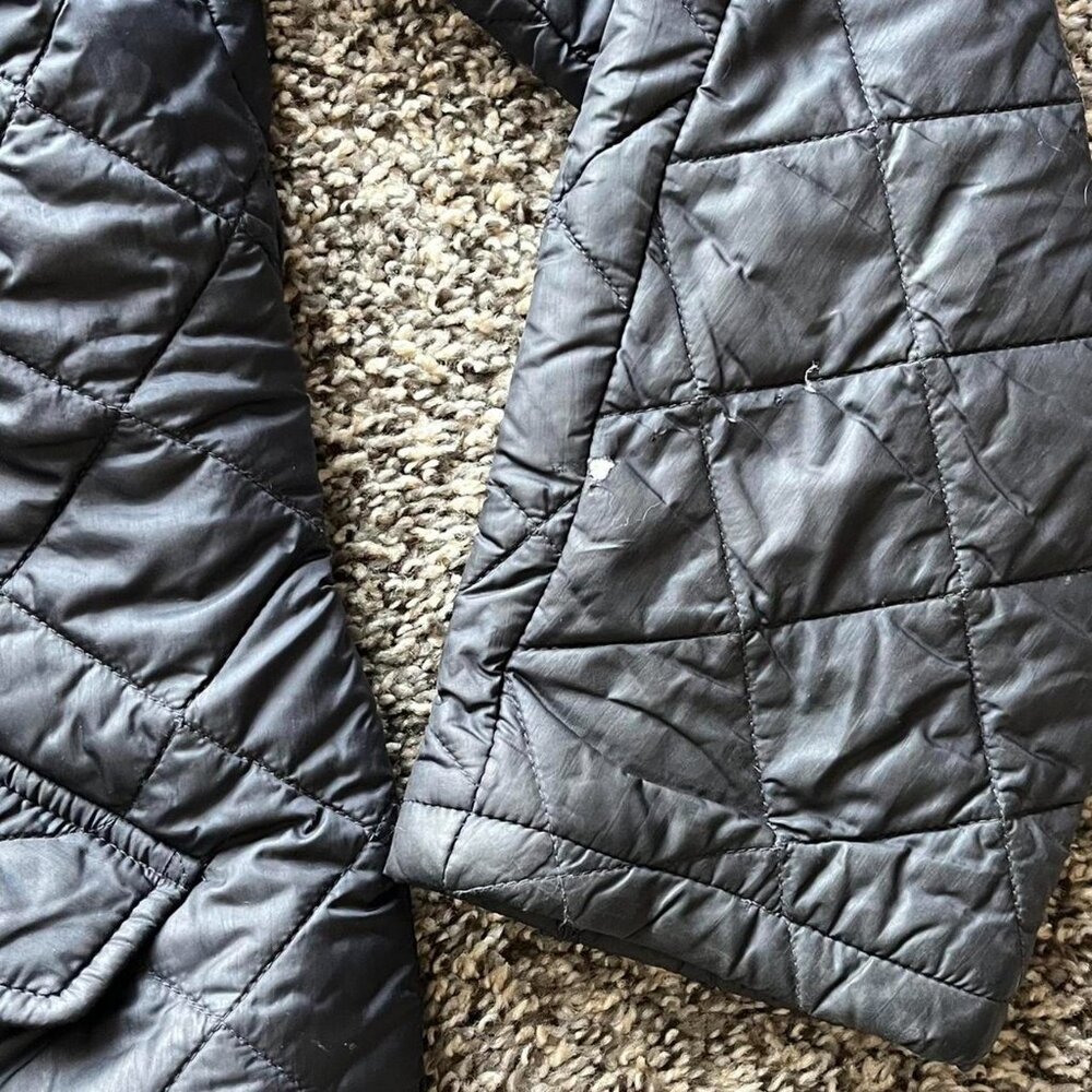 Barbour Black Quilted Jacket Mens XL Quiet Luxury Preppy Coastal Urban Fashion - Picture 8 of 8